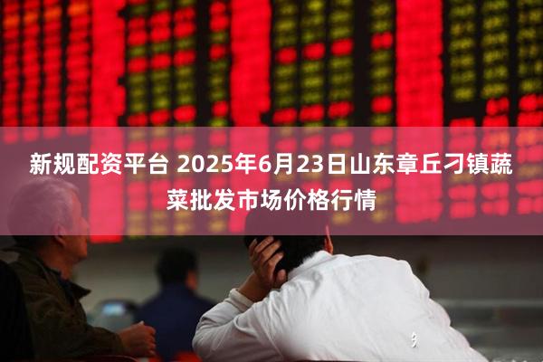 新规配资平台 2025年6月23日山东章丘刁镇蔬菜批发市场价格行情